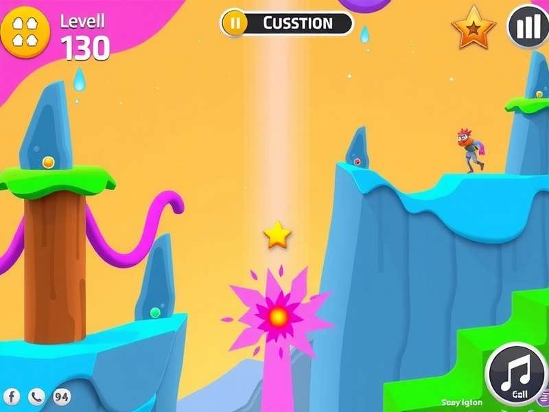 Color Frenzy Dash gameplay screenshot showing vibrant colors and intuitive interface